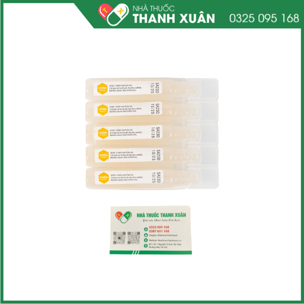 Dung dịch vệ sinh tai, mũi, họng Livespo Navax 5ml giảm sổ mũi, viêm tai, viêm xoang